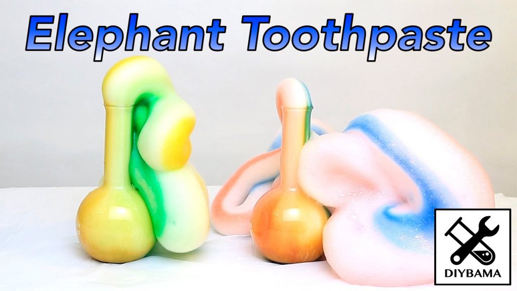 Elephant Toothpaste Recipe Cake Baking